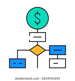 strategy business intelligence line icon vector. strategy business intelligence sign. isolated symbol illustration