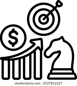 strategy business money solution target goal solve price 3784