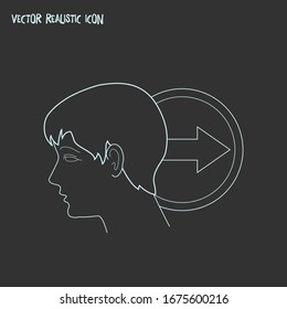 Strategy change icon line element. Vector illustration of strategy change icon line isolated on clean background for your web mobile app logo design.