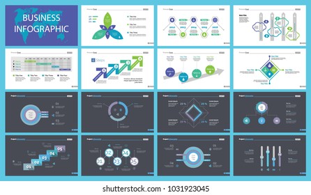 Strategy Charts Slide Templates Set