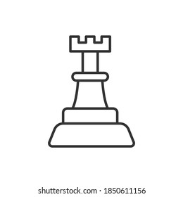 strategy chess icon vector illustration