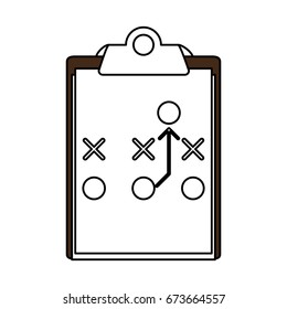 strategy clipboard vector illustration