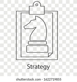 Strategy concept. Creative idea design. Flat vector illustration for template, brochure, web page or presentation. 