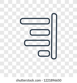 Strategy concept vector linear icon isolated on transparent background, Strategy concept transparency concept in outline style