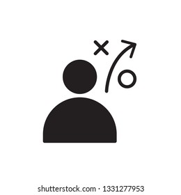 strategy & consultacy icon vector glyph style