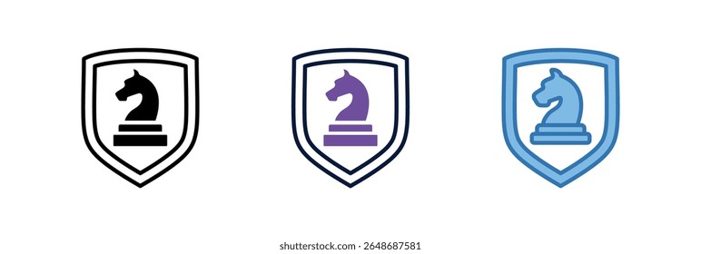 Strategy Defense Icon Element For Design