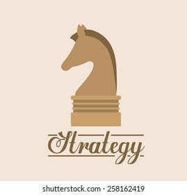 Strategy design, vector illustration