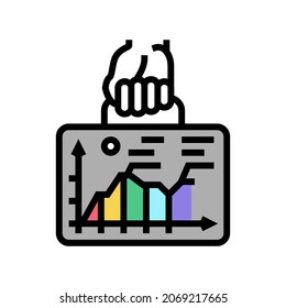 strategy development color icon vector. strategy development sign. isolated symbol illustration