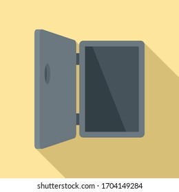 Strategy door icon. Flat illustration of strategy door vector icon for web design