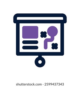 strategy dual tone icon. Sleek and modern vector icon for websites, mobile apps, marketing materials, and corporate design. Fully scalable and ready to use.