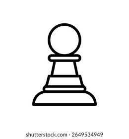 Strategy. Editable stroke vector icon.