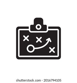 Strategy Filled Icon Vector Illustration