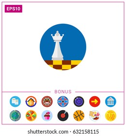 Strategy flat icon