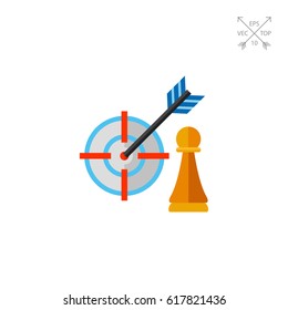 Strategy Focus Concept Icon
