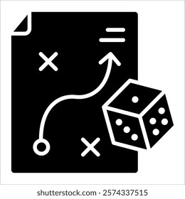 Strategy Gamble Icon Element For Design