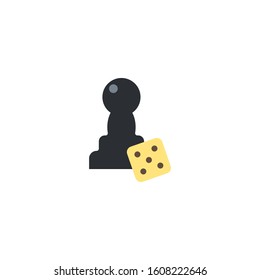 Strategy game creative icon. From Gaming icons collection. Isolated Strategy game sign on white background