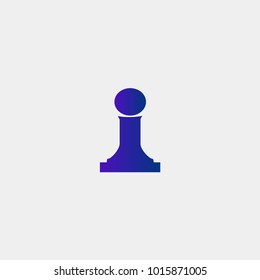 Strategy game icon vector, chess vector icon