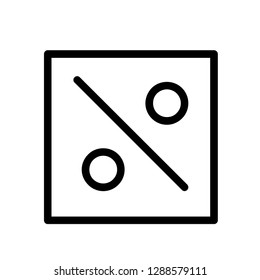 strategy game outline icon vector  isolated illustration editable