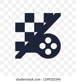 Strategy game transparent icon. Strategy game symbol design from Strategy collection. Simple element vector illustration on transparent background.