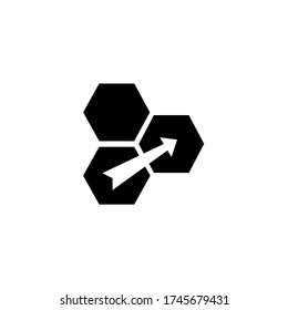 strategy game vector icon design on white background