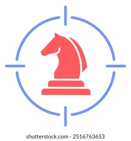 strategy icon for business and life