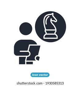 strategy icon. strategy business management symbol template for graphic and web design collection logo vector illustration