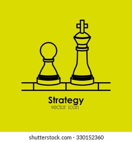 strategy icon design, vector illustration eps10 graphic 