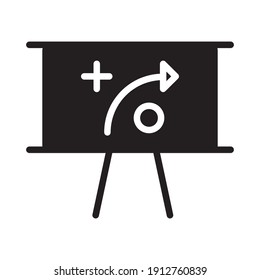 Strategy Icon Design Vector Template Illustration