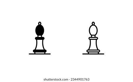 Diseño de icono de estrategia con ilustración de fondo blanco