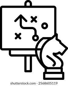 Strategy Icon Element For Design