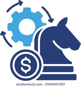 Strategy Icon Element For Design
