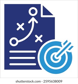 Strategy Icon Element For Design