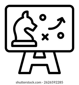 Elemento De Ícone De Estratégia Para Design