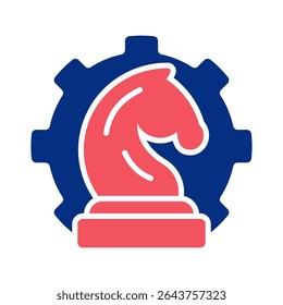 Elemento de icono de estrategia para el diseño