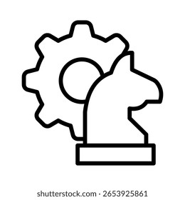 Strategy Icon Element For Design