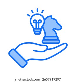 Strategie-Symbol-Element für Design