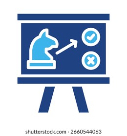 Elemento de icono de estrategia para el diseño