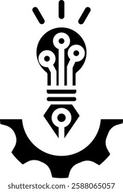 Strategy Icon Glyph Vector Illustration