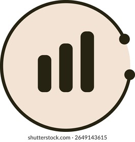 ícone de estratégia ícone de gráfico ícone de gráfico