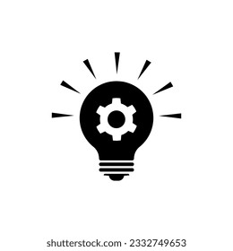 Strategy Icon. Great Idea, Innovation Symbol.