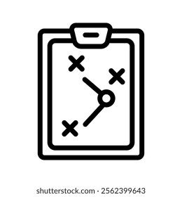strategy icon illustration vector graphic