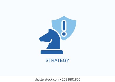 Strategy Icon Or Logo Isolated Illustration