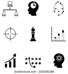 strategy icon set