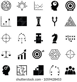 strategy icon set