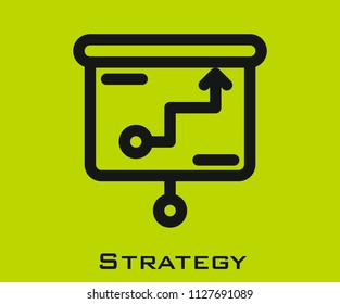 Strategy icon signs