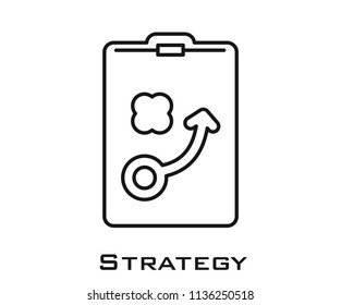 Strategy icon signs