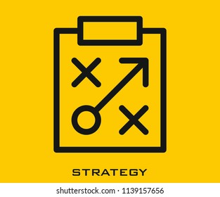 Strategy icon signs