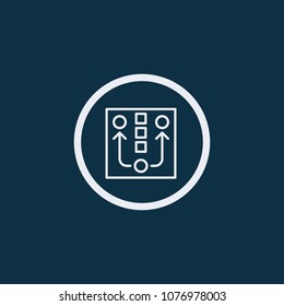 Strategy icon vector