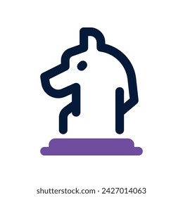icono de estrategia. icono vectorial de tono dual para su sitio web, móvil, presentación y diseño de logotipo.