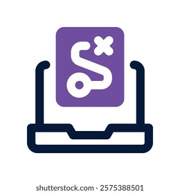 strategy icon. vector dual tone icon for your website, mobile, presentation, and logo design.